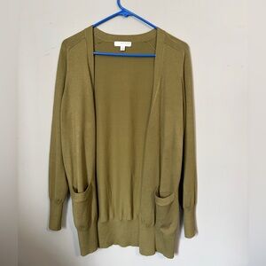 Kenar Olive Green Women’s Cardigan Size M